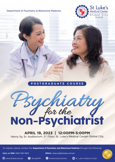 Psychiatry for the Non-Psychiatrist